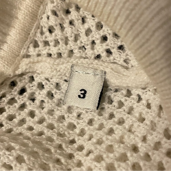 SANDRO Savine Jumper Sweater in Ecru - Picture 5 of 8